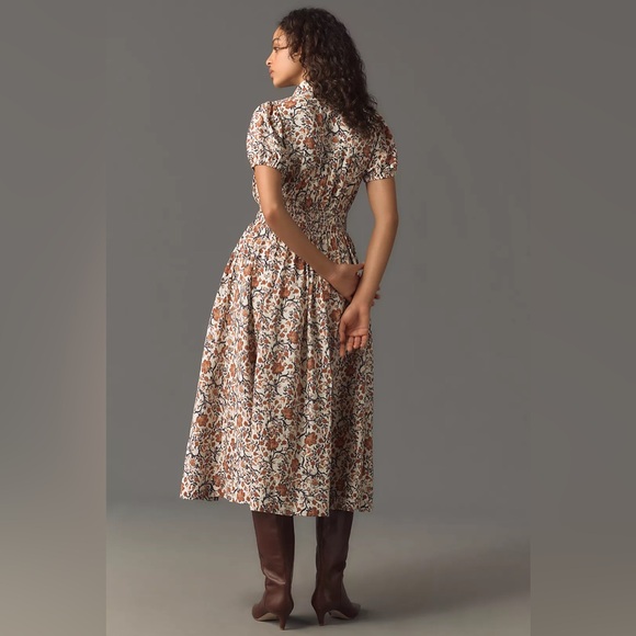 Anthropologie Maeve Short-Sleeve Belted
Midi Shirt Dress - XL - Picture 2 of 12